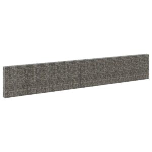 vidaXL Gabion Wall with Covers Galvanised Steel 900x30x150 cm