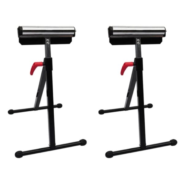 Set of 2 Adjustable Roller Stands - Image 1