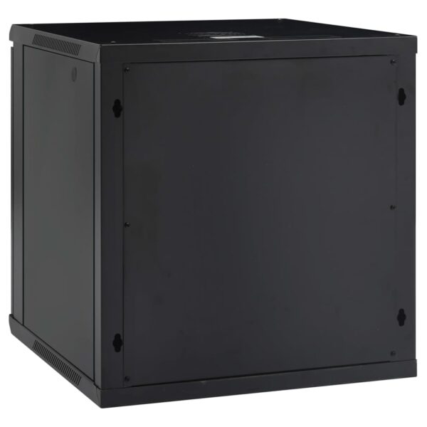 vidaXL 12U Wall Mounted Network Cabinet 19" IP20 600x600x640 mm - Image 4