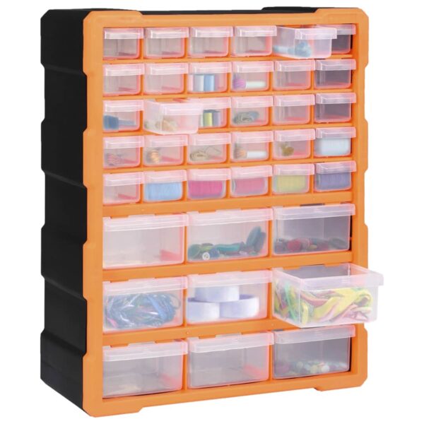 vidaXL Multi-drawer Organiser with 39 Drawers 38x16x47 cm - Image 7