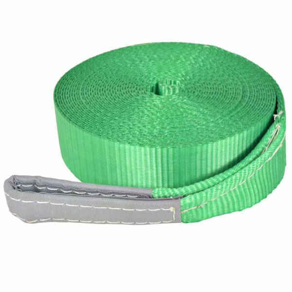 vidaXL Slackline 15 m x 50 mm 150 kg Green - Image 3