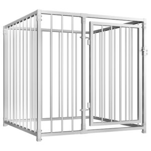 vidaXL Outdoor Dog Kennel 100x100x100 cm