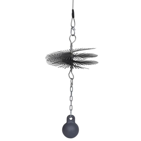 vidaXL Round Chimney Cleaning Brush Dia. 25 cm - Image 2