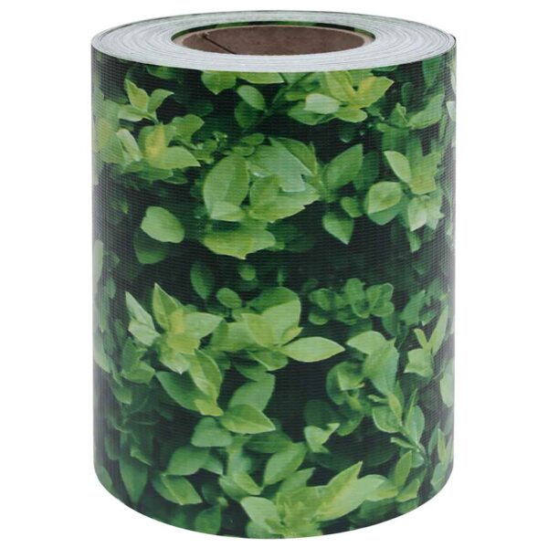 vidaXL Garden Privacy Screens 4 pcs PVC 35x0.19 m Green - Image 5