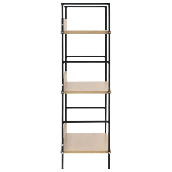 vidaXL 3-Layer Book Shelf Oak 60x27.6x90.5 cm Engineered Wood - Image 5