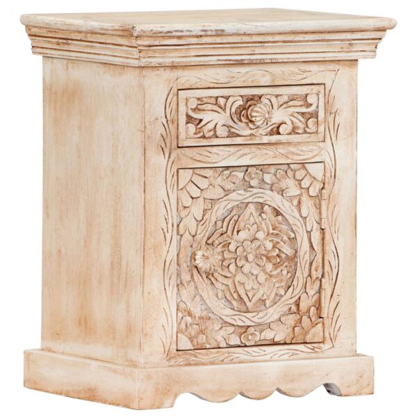vidaXL Bedside Cabinet 40x30x50 cm Solid Mango Wood - Image 10