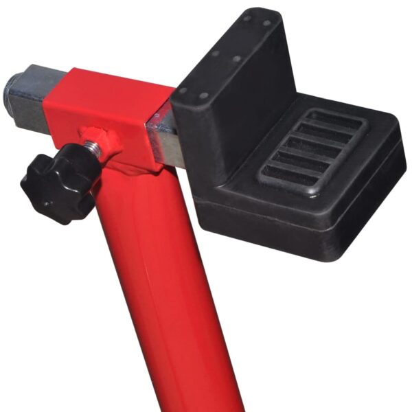 vidaXL Motorcycle Rear Paddock Stand Red - Image 5
