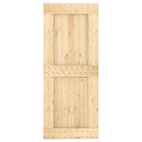vidaXL Door NARVIK 85x210 cm Solid Wood Pine - Image 5