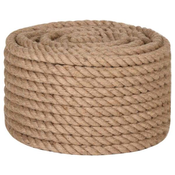 vidaXL Rope 100% Jute 20 mm 100 m - Image 3