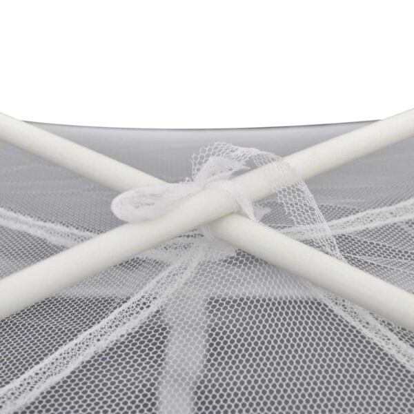 vidaXL Camping Tent 200x150x145 cm Fiberglass White - Image 4