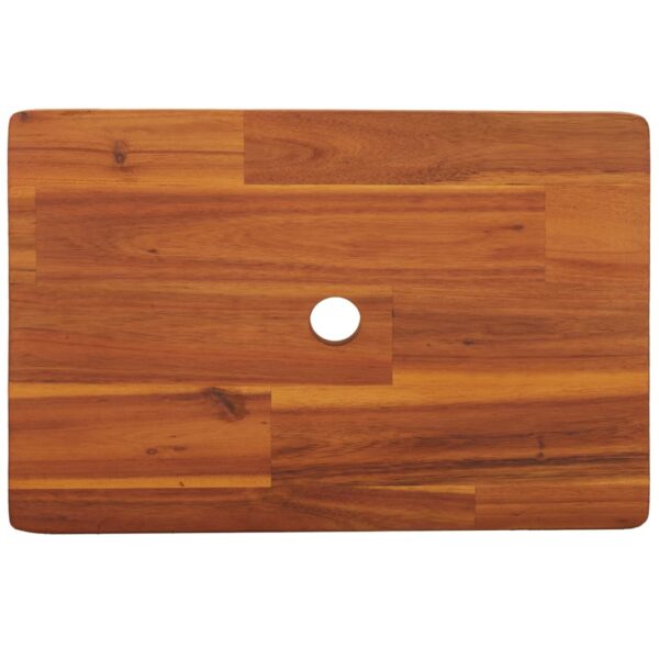 vidaXL Step Stool 38x26x22 cm Solid Wood Acacia - Image 6
