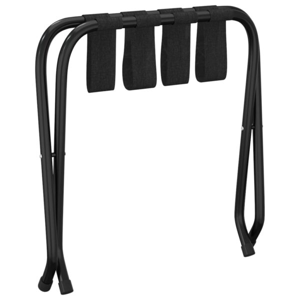 vidaXL Luggage Rack Black 56x40x49 cm - Image 5