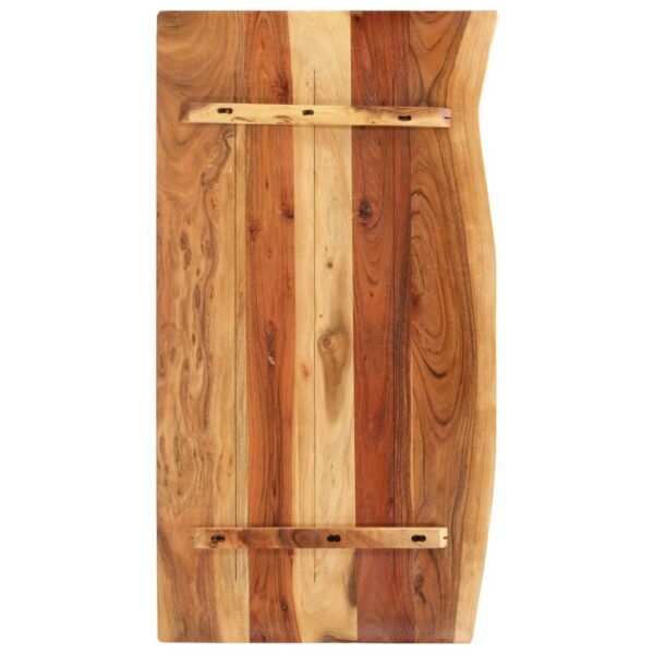 vidaXL Bathroom Vanity Top Solid Acacia Wood 100x52x3.8 cm - Image 2
