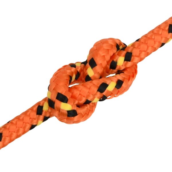 vidaXL Boat Rope Orange 10 mm 100 m Polypropylene - Image 5