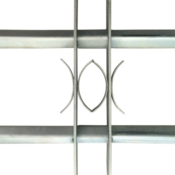vidaXL Adjustable Security Grilles for Windows 2 pcs 1000-1500 mm - Image 4