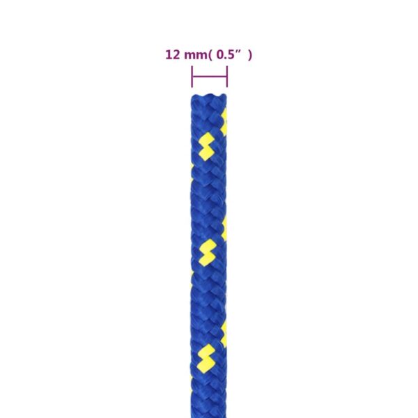 vidaXL Boat Rope Blue 12 mm 25 m Polypropylene - Image 6