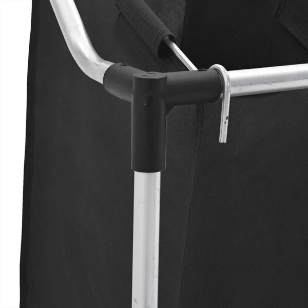 Laundry sorter with 4 bags black grey - Image 8