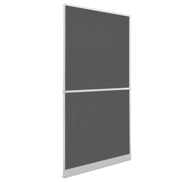 White Hinged Insect Screen for Doors 100 x 215 cm - Image 1