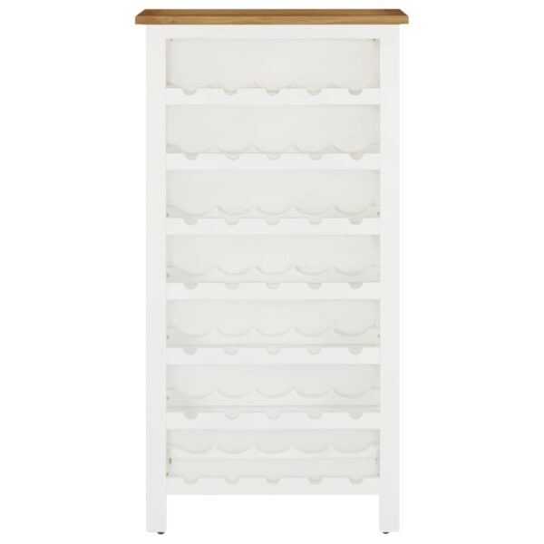 vidaXL Wine Cabinet 56x32x110 cm Solid Oak Wood - Image 2
