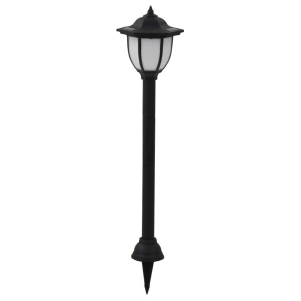 vidaXL Outdoor Solar Lamps 6 pcs LED Black - Image 2