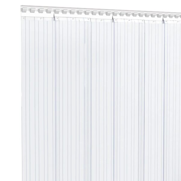 vidaXL Door Curtain Transparent 300 mmx2.6 mm 25 m PVC - Image 3