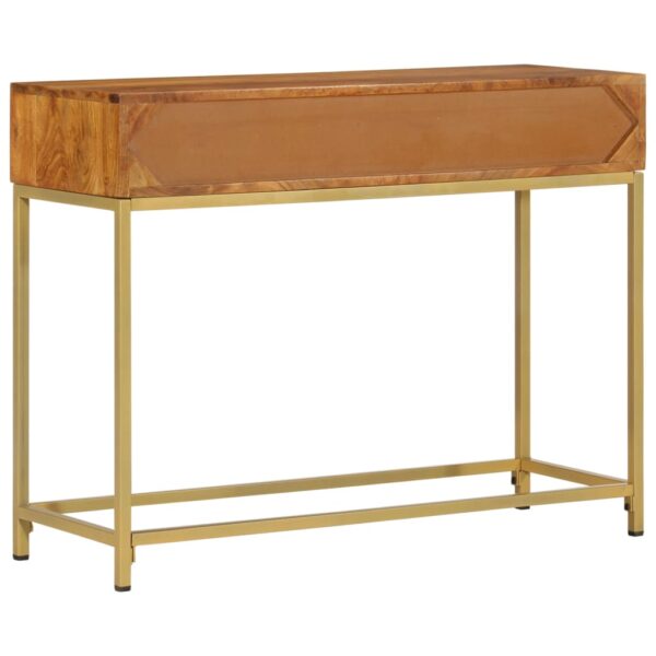 vidaXL Console Table 100x35x76 cm Solid Wood Acacia - Image 5