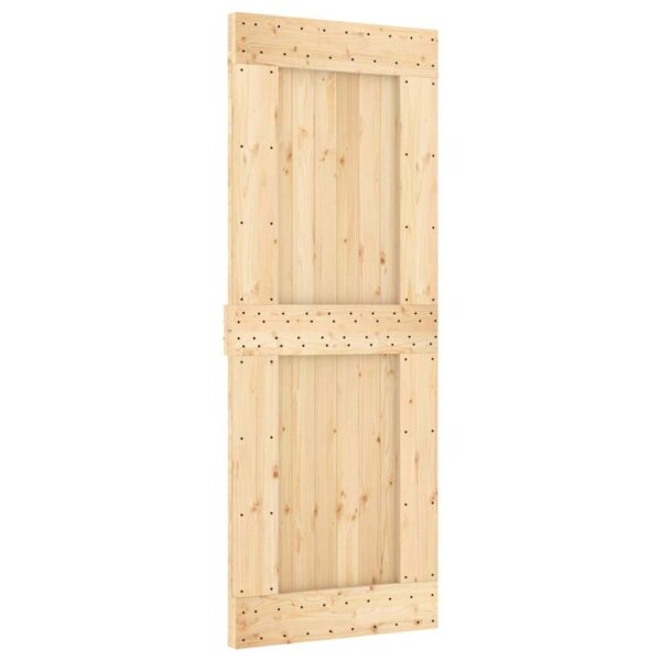 vidaXL Door NARVIK 80x210 cm Solid Wood Pine - Image 2