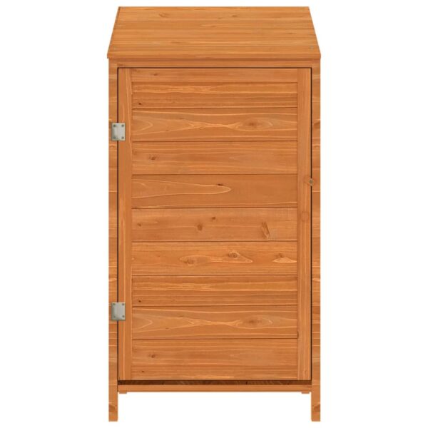 vidaXL Garden Shed Brown 55x52x112 cm Solid Wood Fir - Image 3