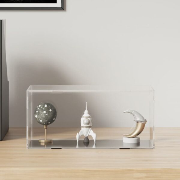 vidaXL Display Box Transparent 24x12x11 cm Acrylic - Image 1
