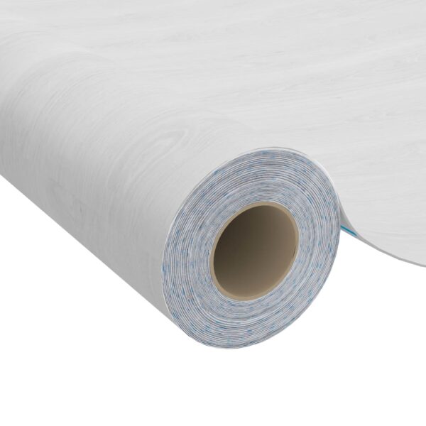 vidaXL Self-adhesive Furniture Film White Wood 500x90 cm PVC - Image 4