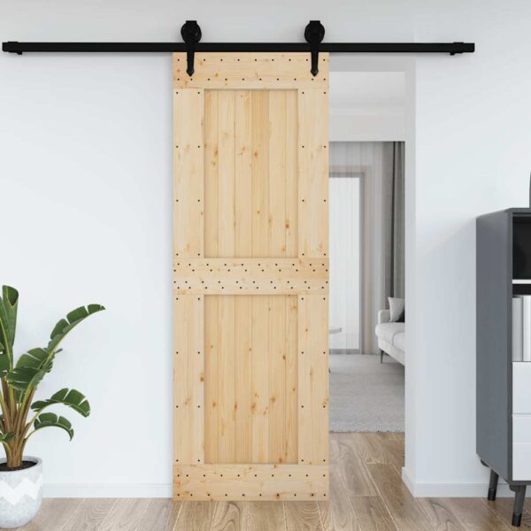 vidaXL Door NARVIK 80x210 cm Solid Wood Pine - Image 1