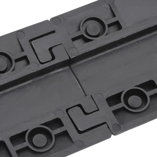 vidaXL Cable Protector Ramps 2 pcs 98.5 cm Black - Image 9