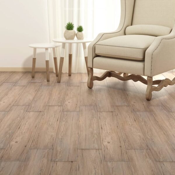 vidaXL Self-adhesive PVC Flooring Planks 5.02 m² 2 mm Oak Brown - Image 4