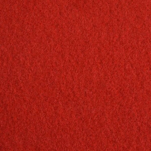 vidaXL Exhibition Carpet Plain 1x24 m Red - Image 3