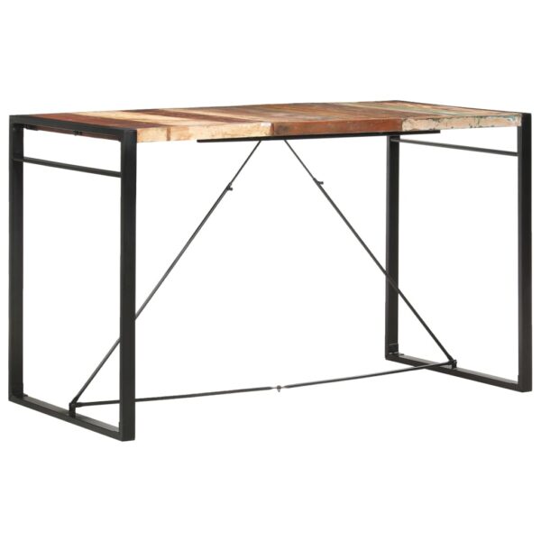 vidaXL Bar Table 180x90x110 cm Solid Reclaimed Wood - Image 6