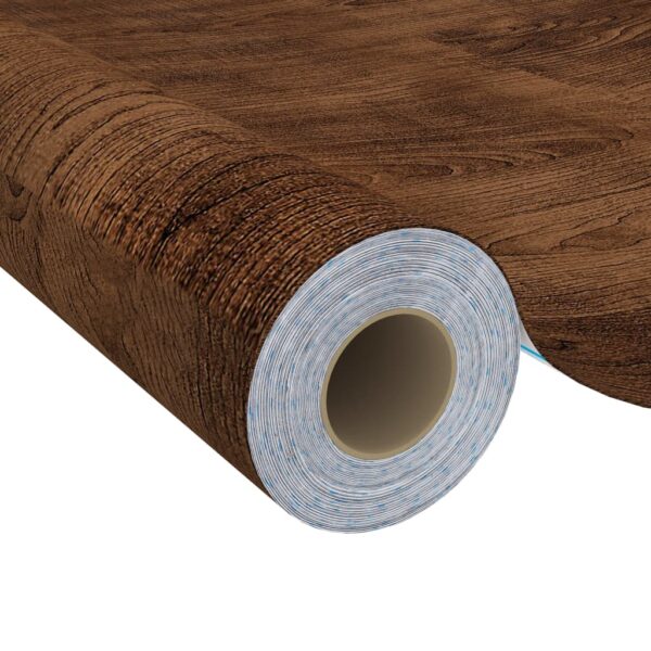 vidaXL Self-adhesive Furniture Films 2 pcs Dark Oak 500x90 cm PVC - Image 5