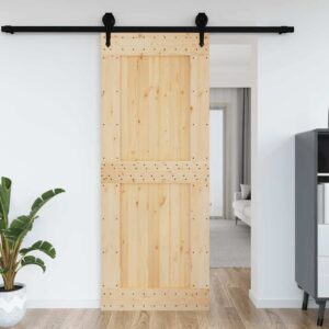 vidaXL Door NARVIK 90x210 cm Solid Wood Pine