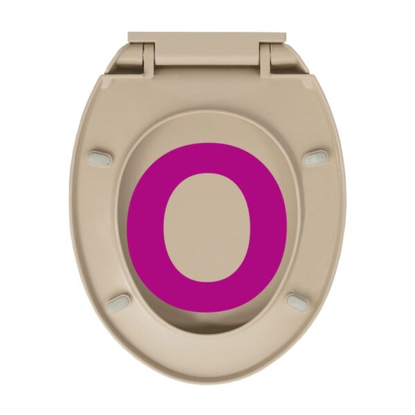 vidaXL Soft-Close Toilet Seat Beige Oval - Image 9