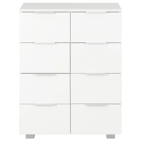 vidaXL Sideboard High Gloss White 60x35x80 cm Engineered Wood - Image 4