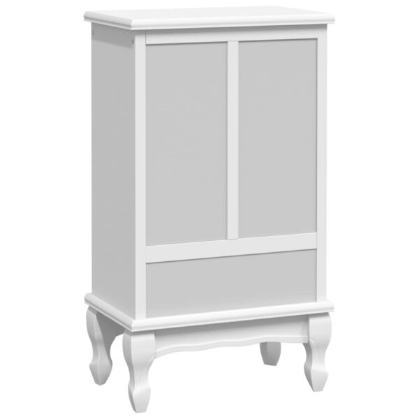 vidaXL Cabinet with 5 Drawers 2 Shelves White - Image 9