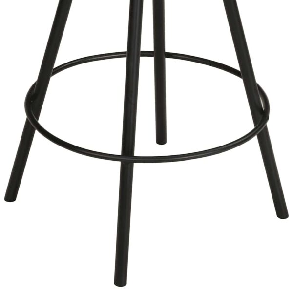 vidaXL Bar Stools 4 pcs Real Leather - Image 6