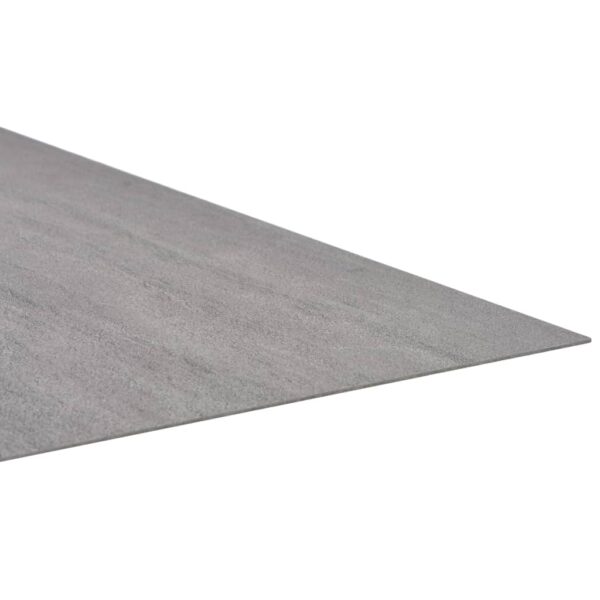 vidaXL Self-adhesive PVC Flooring Planks 5.11 m? Grey Stippled - Image 4