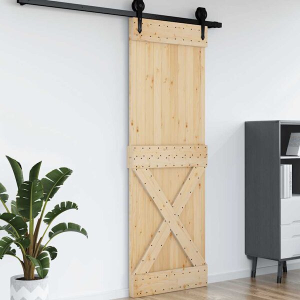 vidaXL Door NARVIK 80x210 cm Solid Wood Pine - Image 4