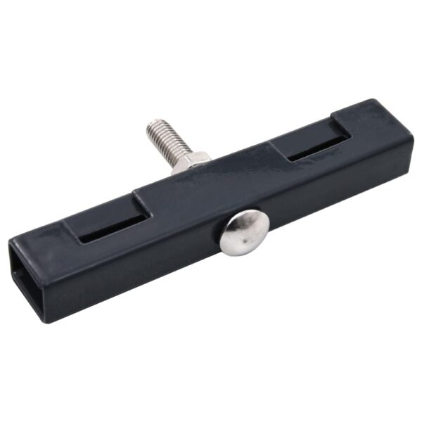 vidaXL Garden U Mat Connector 10 Sets Anthracite - Image 3
