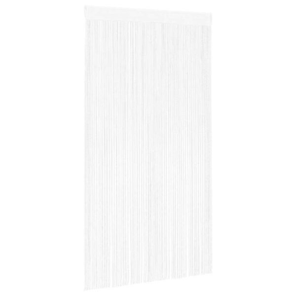 vidaXL String Curtains 2 pcs 140x250 cm White - Image 3
