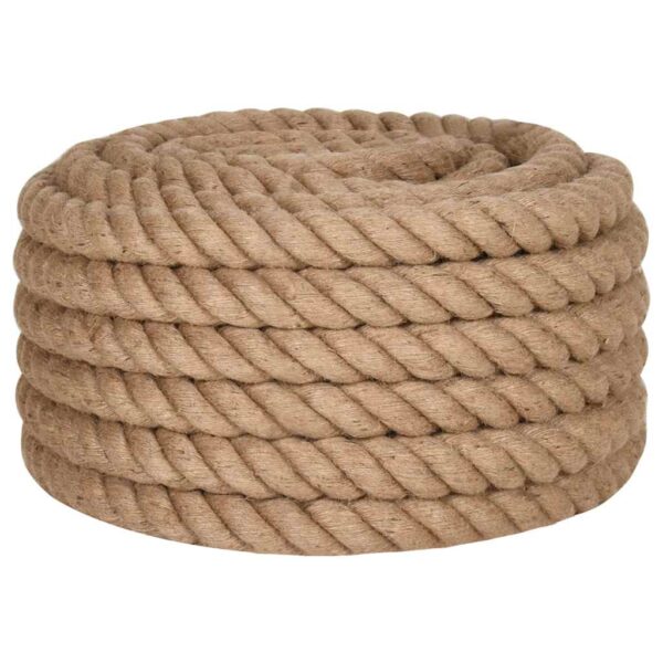 vidaXL Jute Rope 10 m Long 40 mm Thick - Image 3