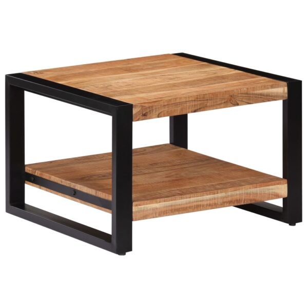 vidaXL Coffee Table 60x60x40 cm Solid Acacia Wood - Image 12