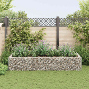 vidaXL Gabion Raised Bed Steel 270x90x50 cm