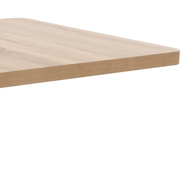 vidaXL Bistro Table Light Brown 80x80 cm MDF - Image 4