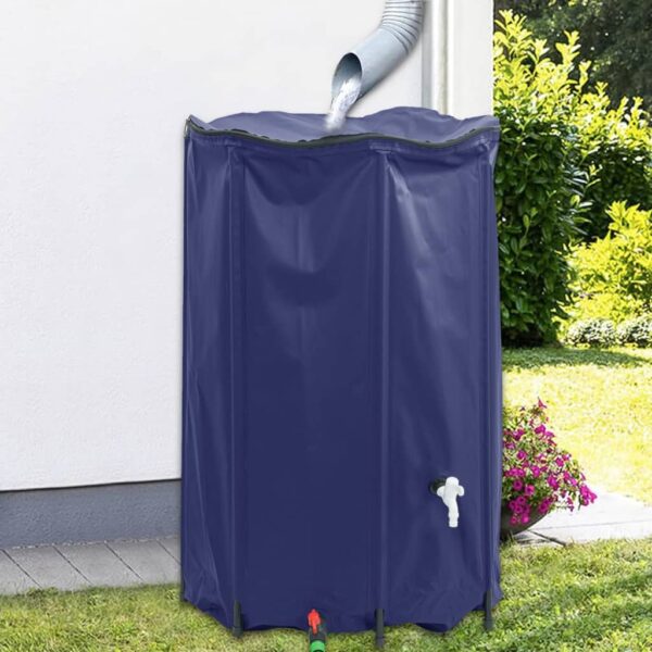 vidaXL Water Tank with Tap Foldable 1000 L PVC - Image 1